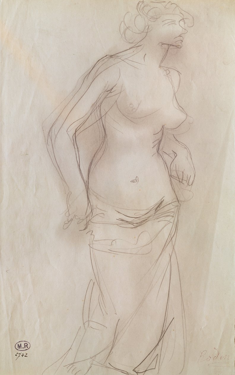 裸体 作者 奥古斯特·罗丹（Auguste Rodin）