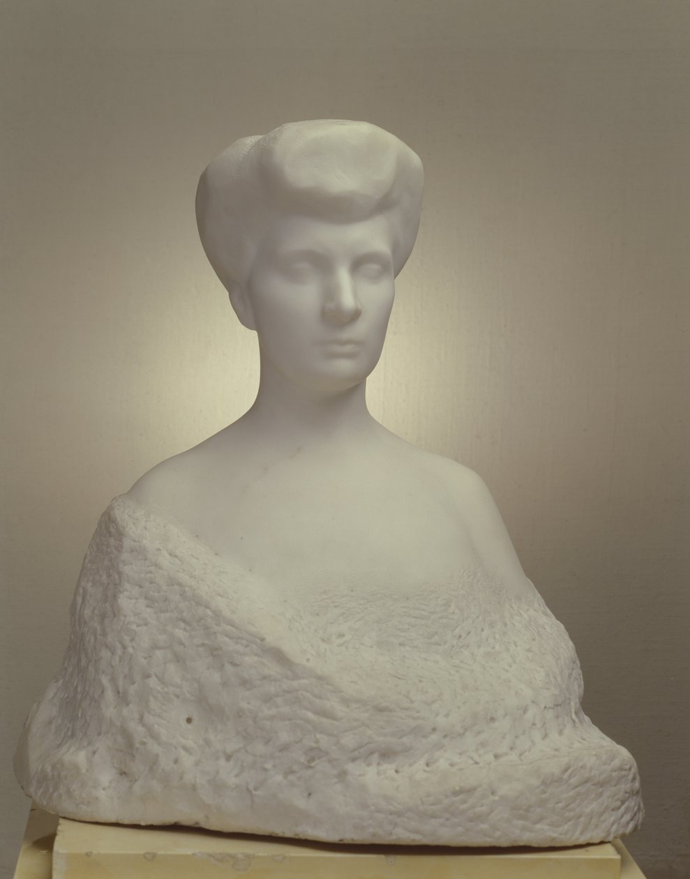VS Eliseyeva的肖像，1906年（大理石） 作者 奥古斯特·罗丹（Auguste Rodin）
