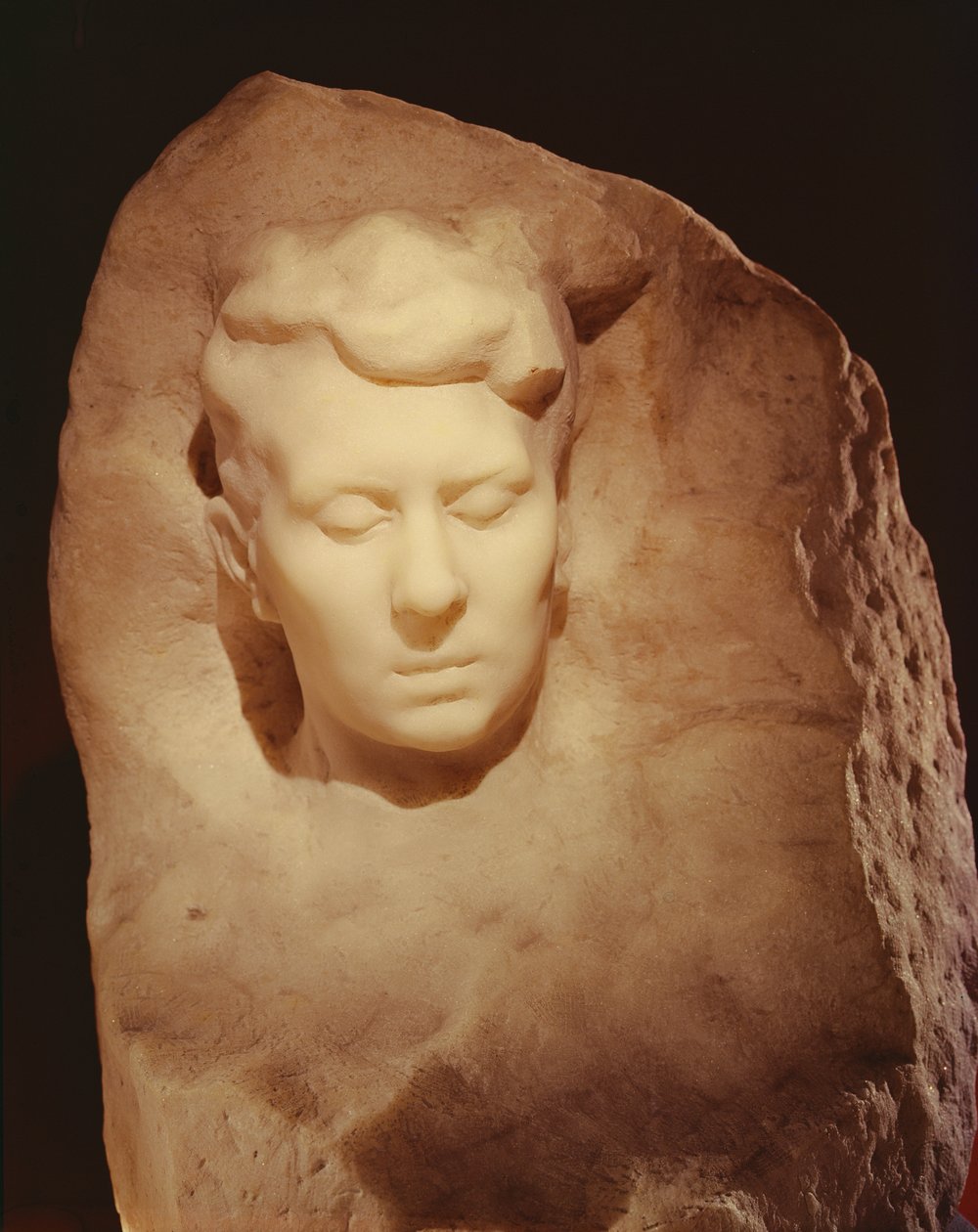 玫瑰班纳特（大理石） 作者 奥古斯特·罗丹（Auguste Rodin）
