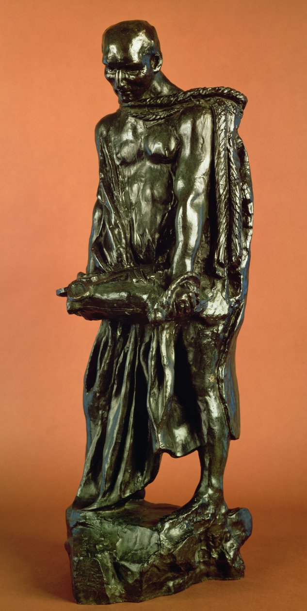 研究Jean d&39;Air，来自加莱的城堡，c.1905-10（青铜） 作者 奥古斯特·罗丹（Auguste Rodin）
