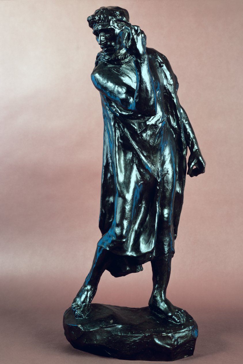 研究来自加莱城堡的皮埃尔德维桑特，c.1905-10（青铜） 作者 奥古斯特·罗丹（Auguste Rodin）