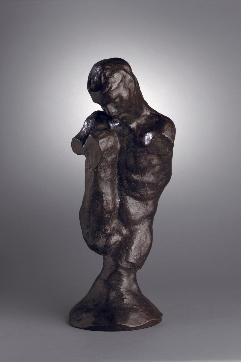 波普拉姆斯研究，1880年（演员1970年）（铜牌） 作者 奥古斯特·罗丹（Auguste Rodin）
