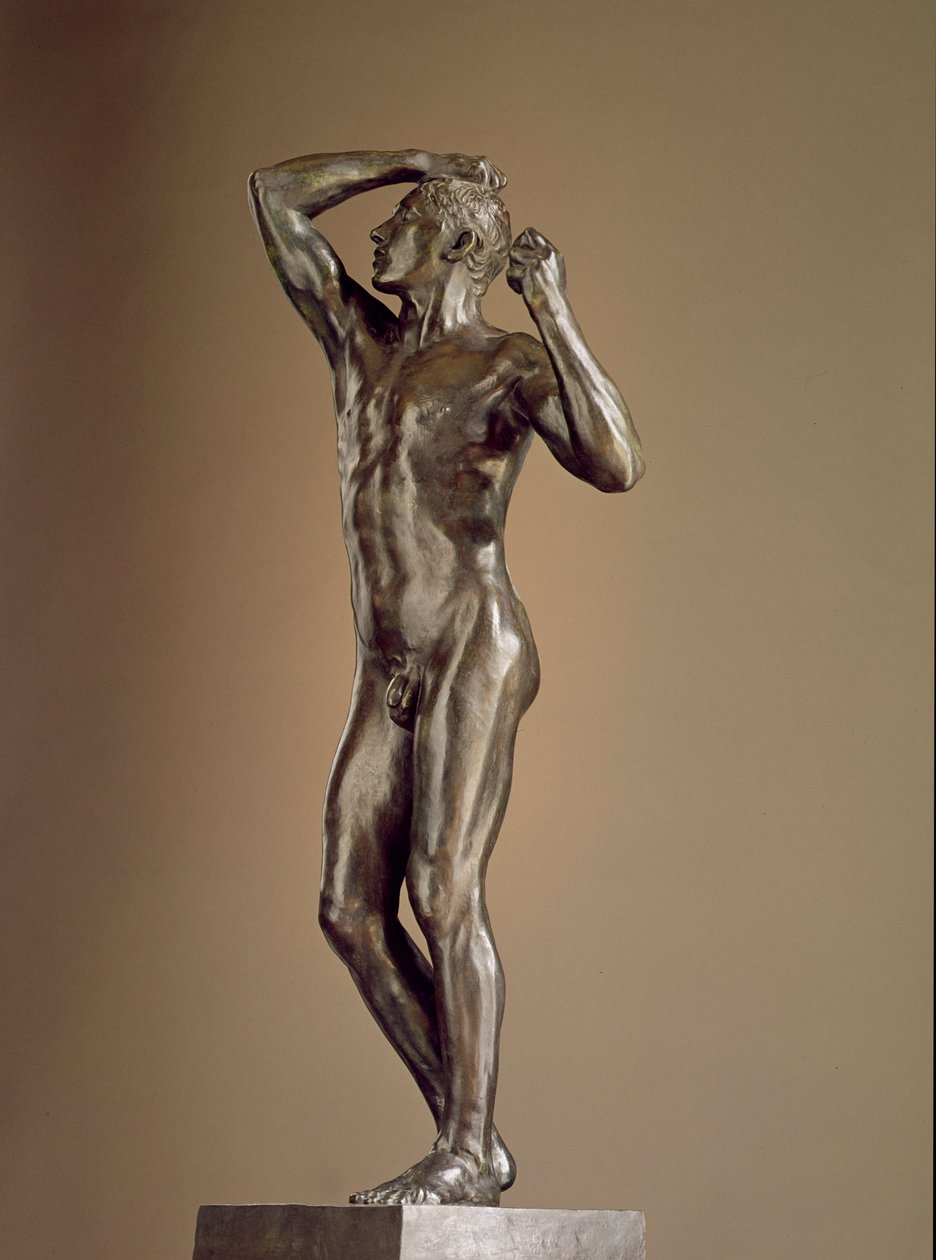 青铜时代，1876-77（青铜） 作者 奥古斯特·罗丹（Auguste Rodin）