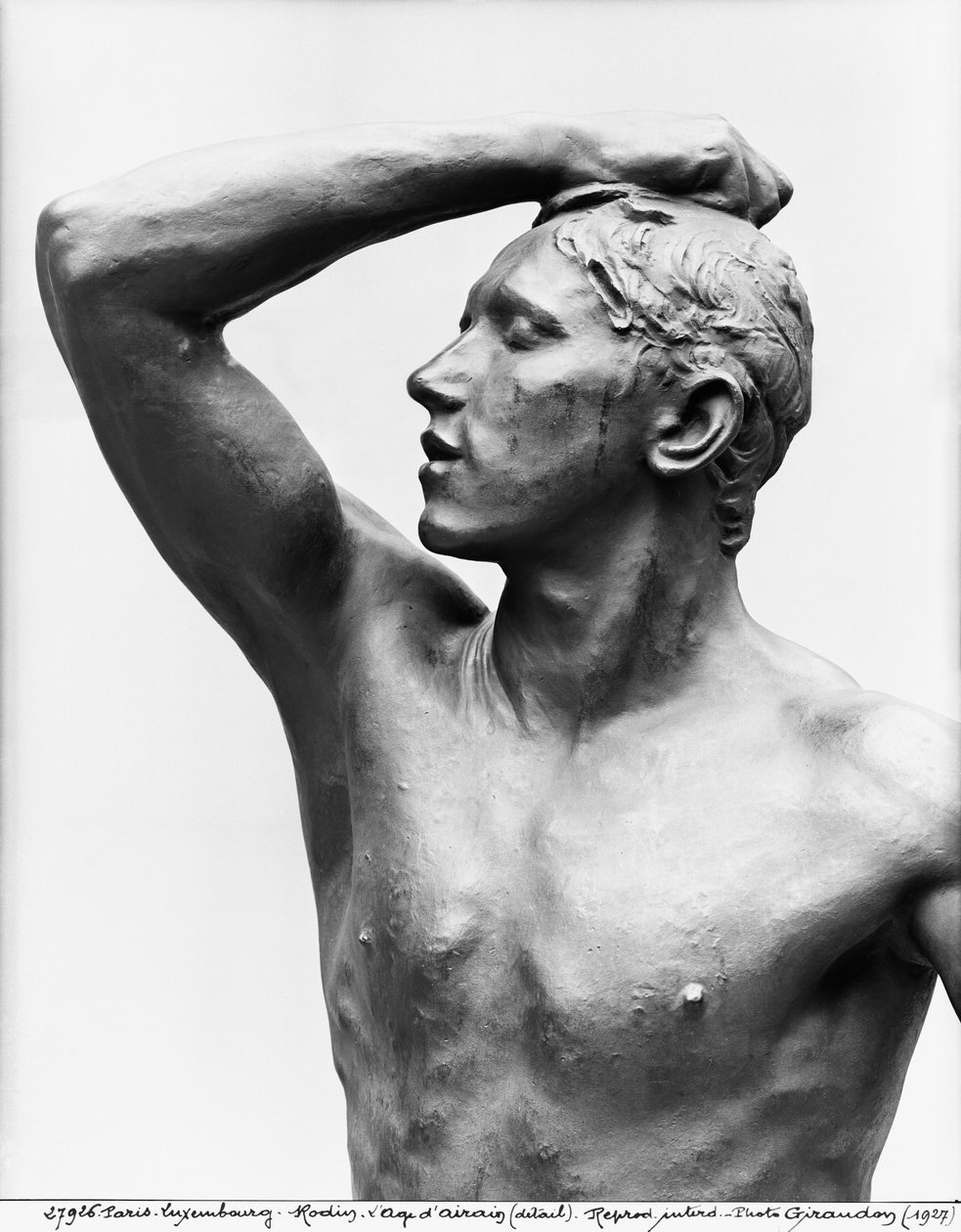 1877年以后的青铜器时代（青铜器）（细节） 作者 奥古斯特·罗丹（Auguste Rodin）