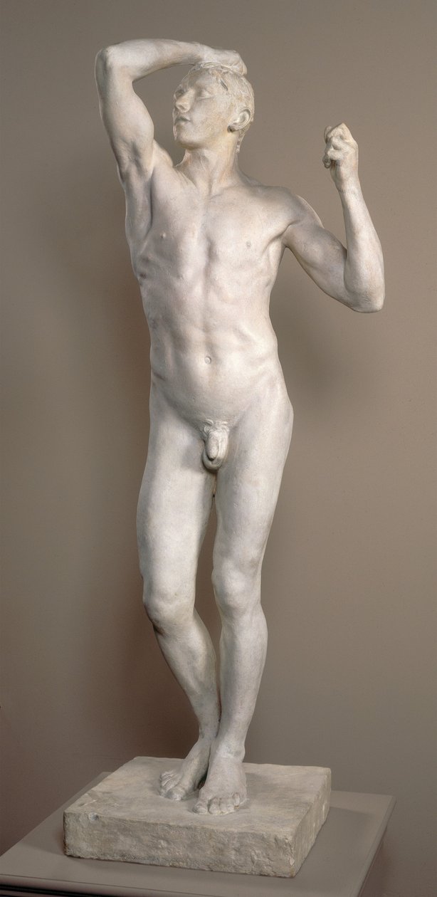 青铜器时代，型号1875-1876，铸造1898年（石膏） 作者 奥古斯特·罗丹（Auguste Rodin）