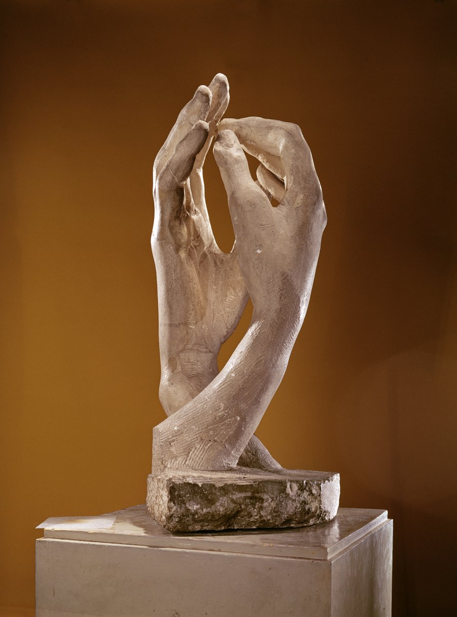 大教堂，1908年 作者 奥古斯特·罗丹（Auguste Rodin）