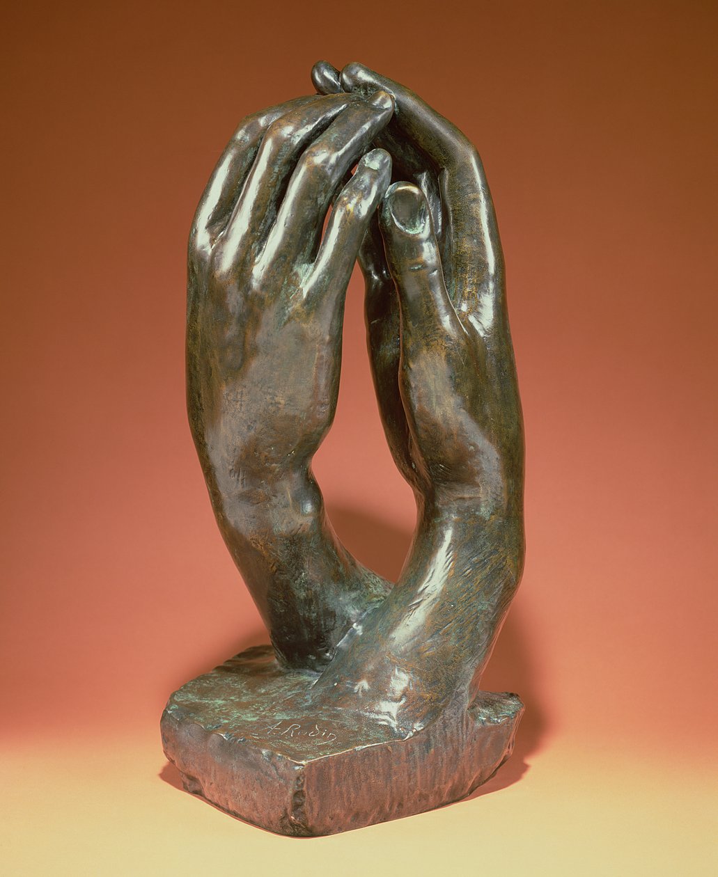 秘密，c.1910（青铜）（另见167161） 作者 奥古斯特·罗丹（Auguste Rodin）
