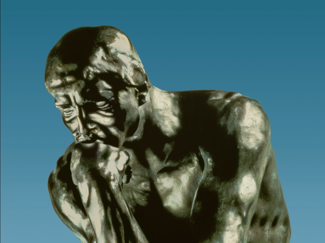 思想者，1881年（青铜）（细节） 作者 奥古斯特·罗丹（Auguste Rodin）