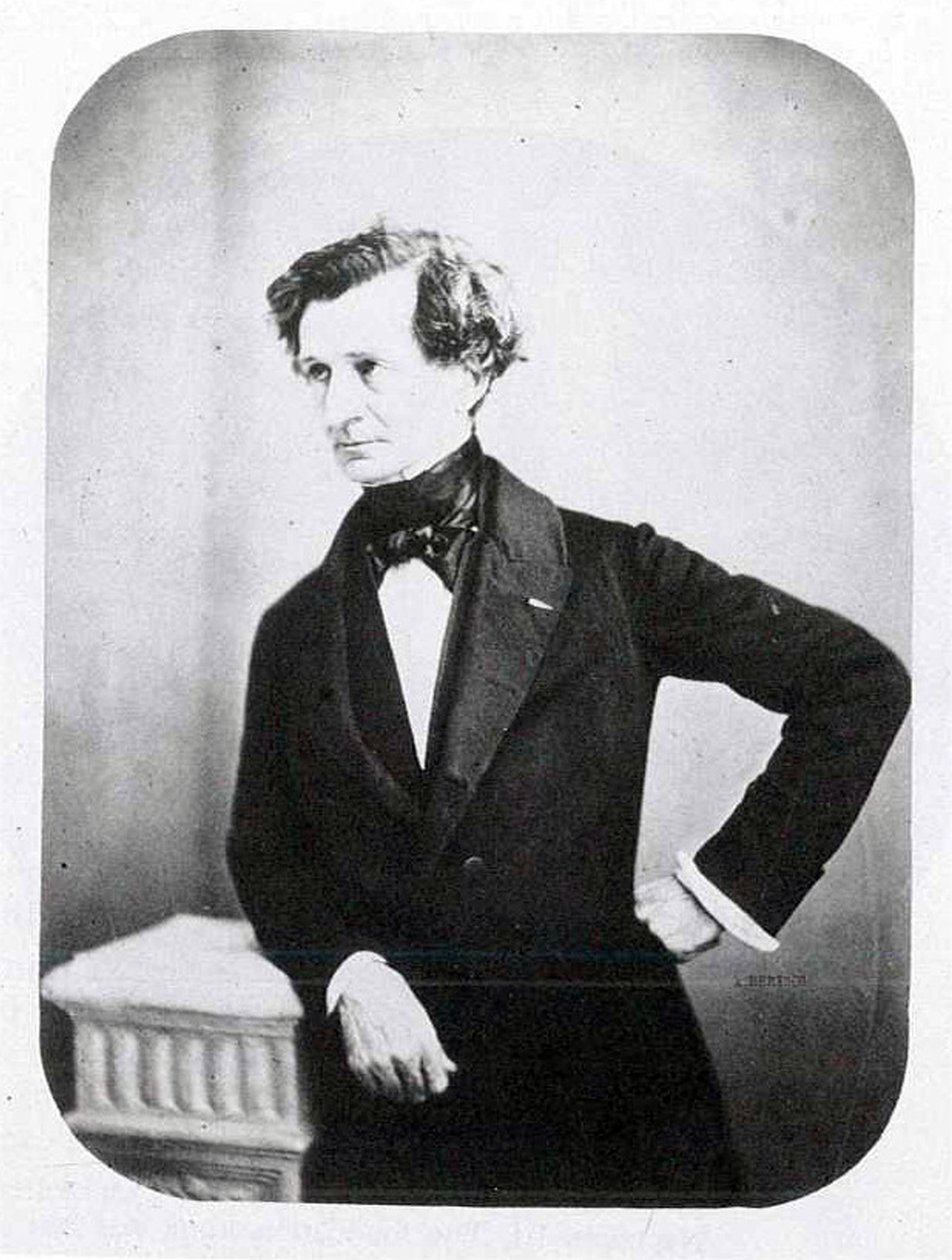 赫克托·贝里奥兹的肖像，约1850年代 作者 奥古斯特（Auguste Adolphe Bertsch）