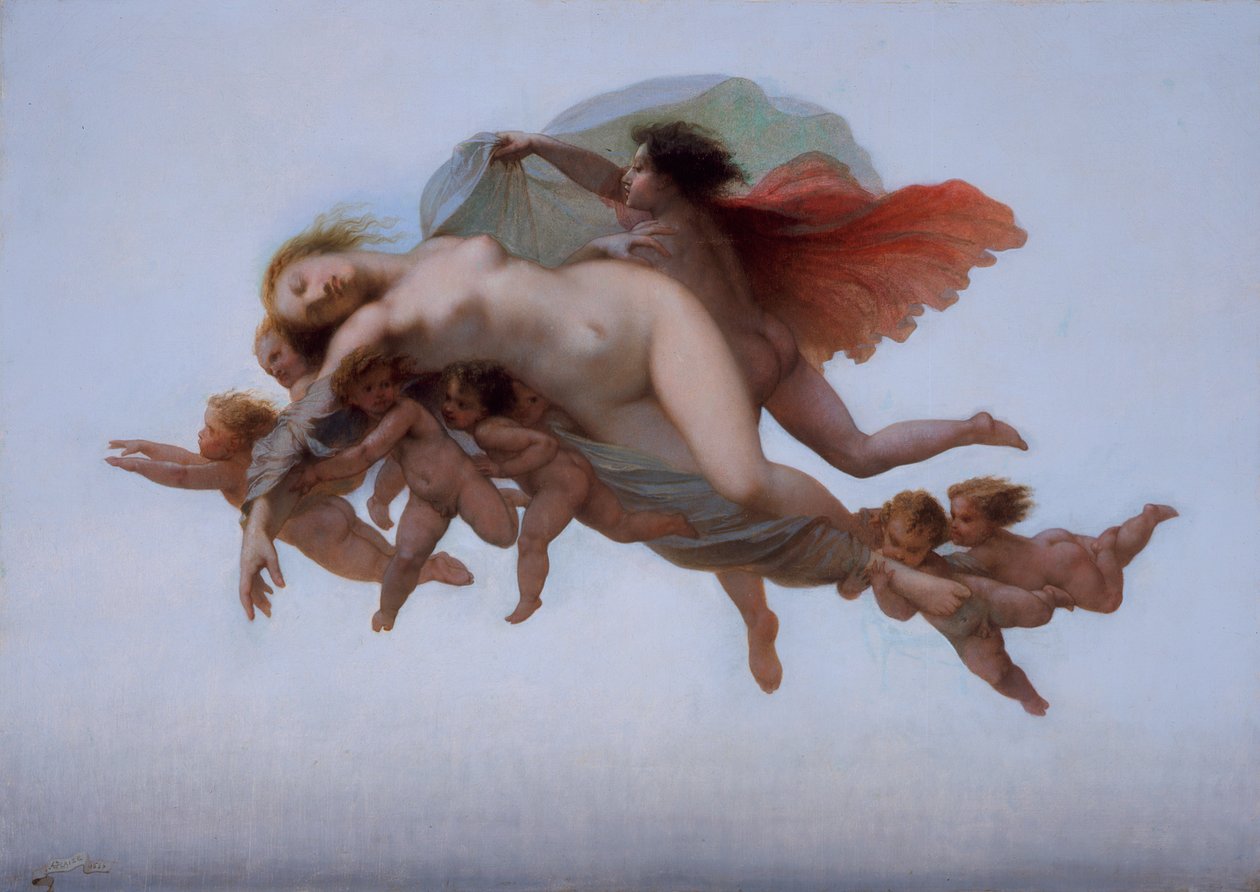 灵魂，1856年 作者 奥古斯特·巴泰勒米（Auguste Barthelemy）Glaize
