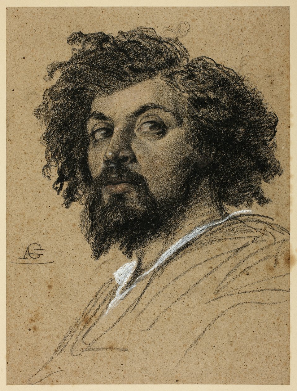 自画像 作者 奥古斯特·巴泰勒米（Auguste Barthelemy）Glaize