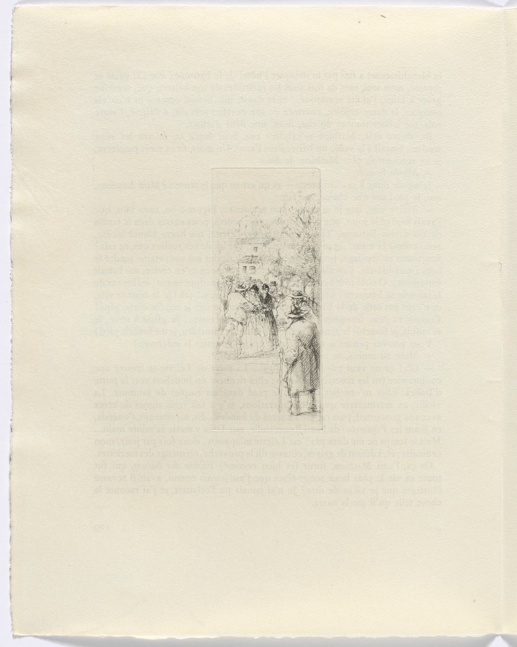 Frédéric Mistral：Frédéric Mistral 的《Mémoires et Recits》：街头人物（第 130 页） 作者 奥古斯特·布洛埃（Auguste Brouet）