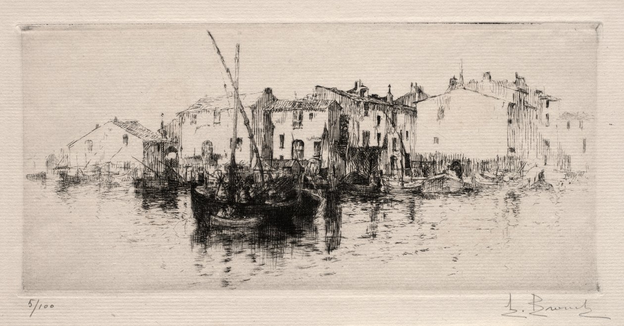Les Martigues 作者 奥古斯特·布洛埃（Auguste Brouet）