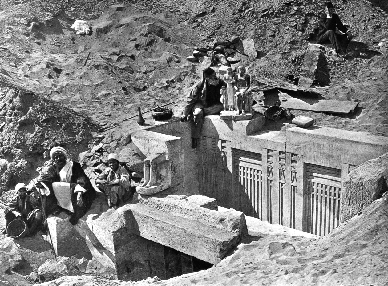 孟菲斯·萨加拉（Memphis Saqqara），埃及，1893年 作者 奥古斯特·爱德华·玛丽埃特
