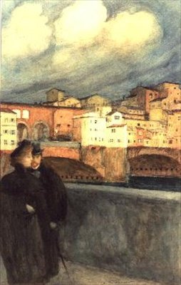 佛罗伦萨的韦基奥桥(Ponte Vecchio) 作者 奥古斯特·弗朗索瓦·戈格