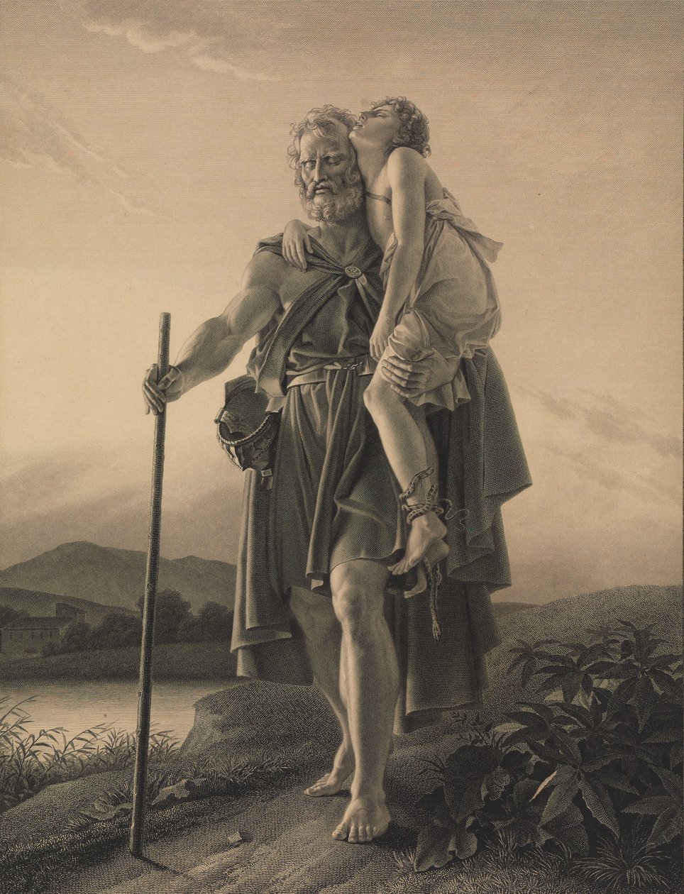 Belisarius, 1806年。 作者 奥古斯特·加斯帕德·路易斯·德斯诺耶斯