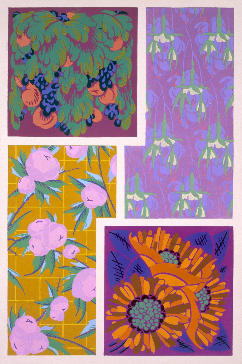 板块11，来自&39;形式和颜色&39;，c.1930 作者 奥古斯特·托马斯（Auguste H.Thomas）