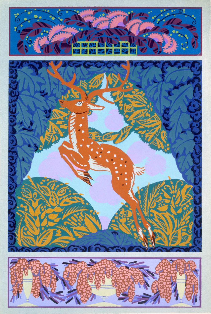 板块1，来自&39;形式和颜色&39;，c.1930 作者 奥古斯特·托马斯（Auguste H.Thomas）