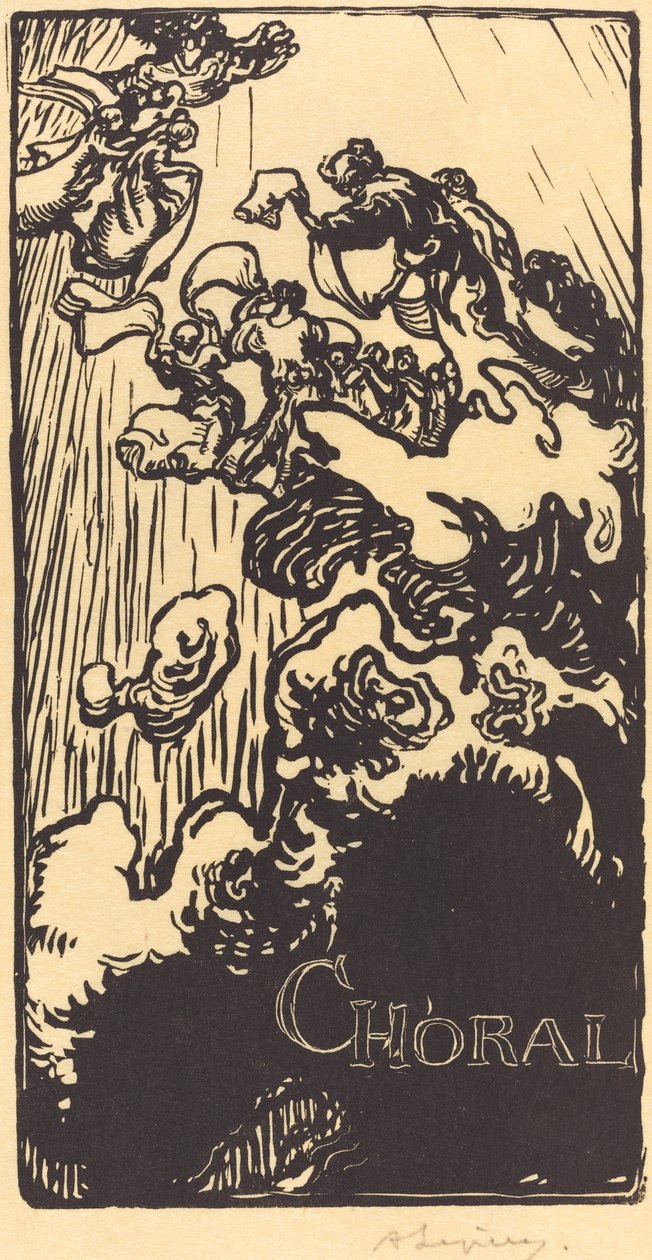合唱 作者 奥古斯特·勒佩雷（Auguste Lepere）