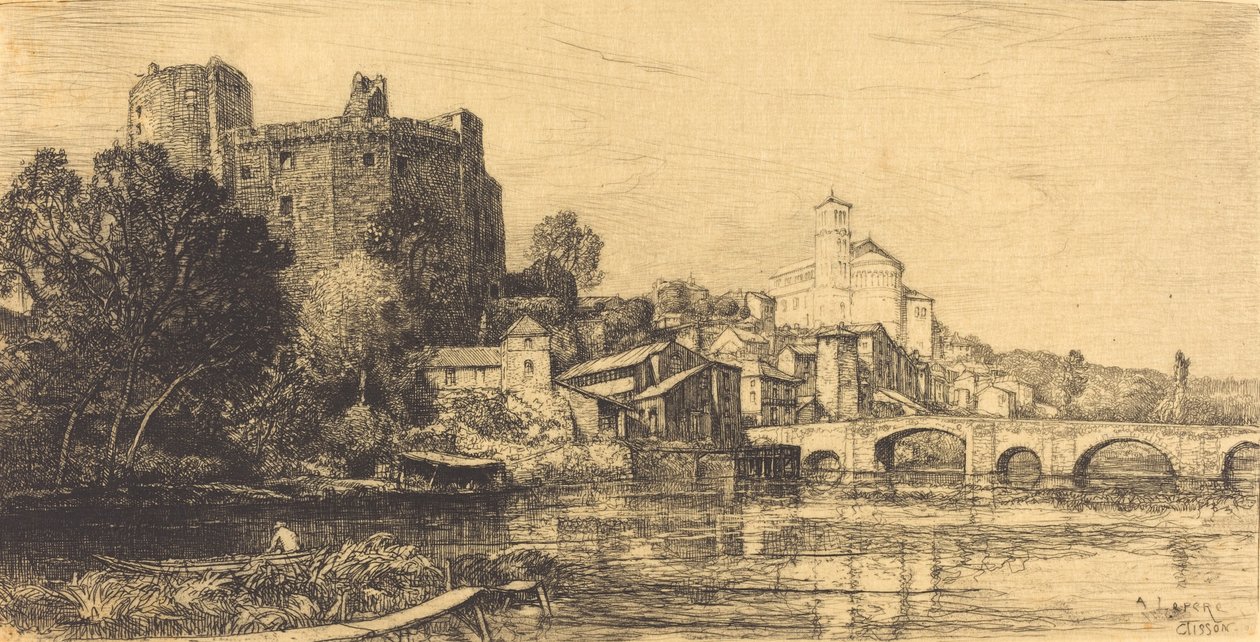 下卢瓦尔省克利松市，1909年。 作者 奥古斯特·勒佩雷（Auguste Lepere）