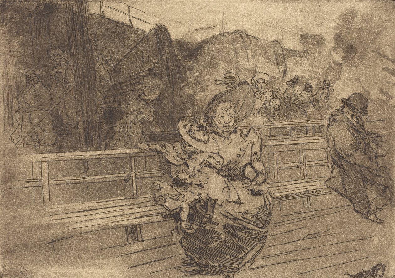 启程前往格林威治 启程倒格林威治，1891年。 作者 奥古斯特·勒佩雷（Auguste Lepere）