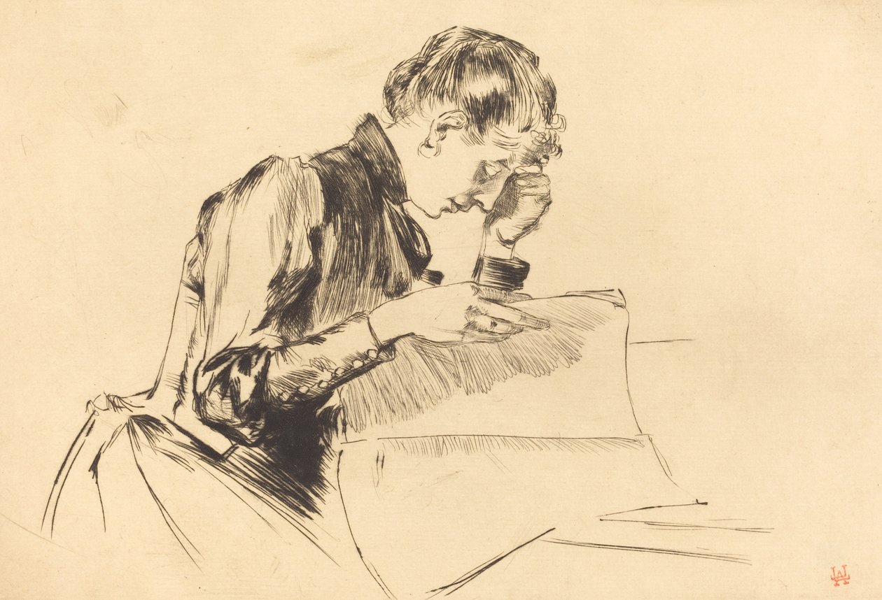 图像Les images, 1889. 作者 奥古斯特·勒佩雷（Auguste Lepere）
