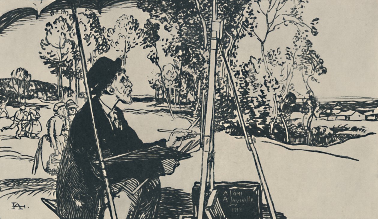 园丁，1919年 作者 奥古斯特·路易斯·勒佩尔
