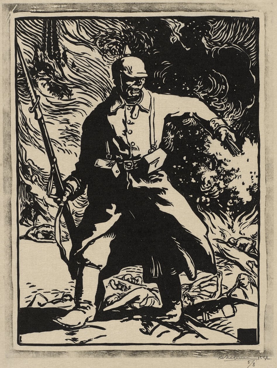 普鲁士士兵 作者 奥古斯特·勒佩雷（Auguste Lepere）