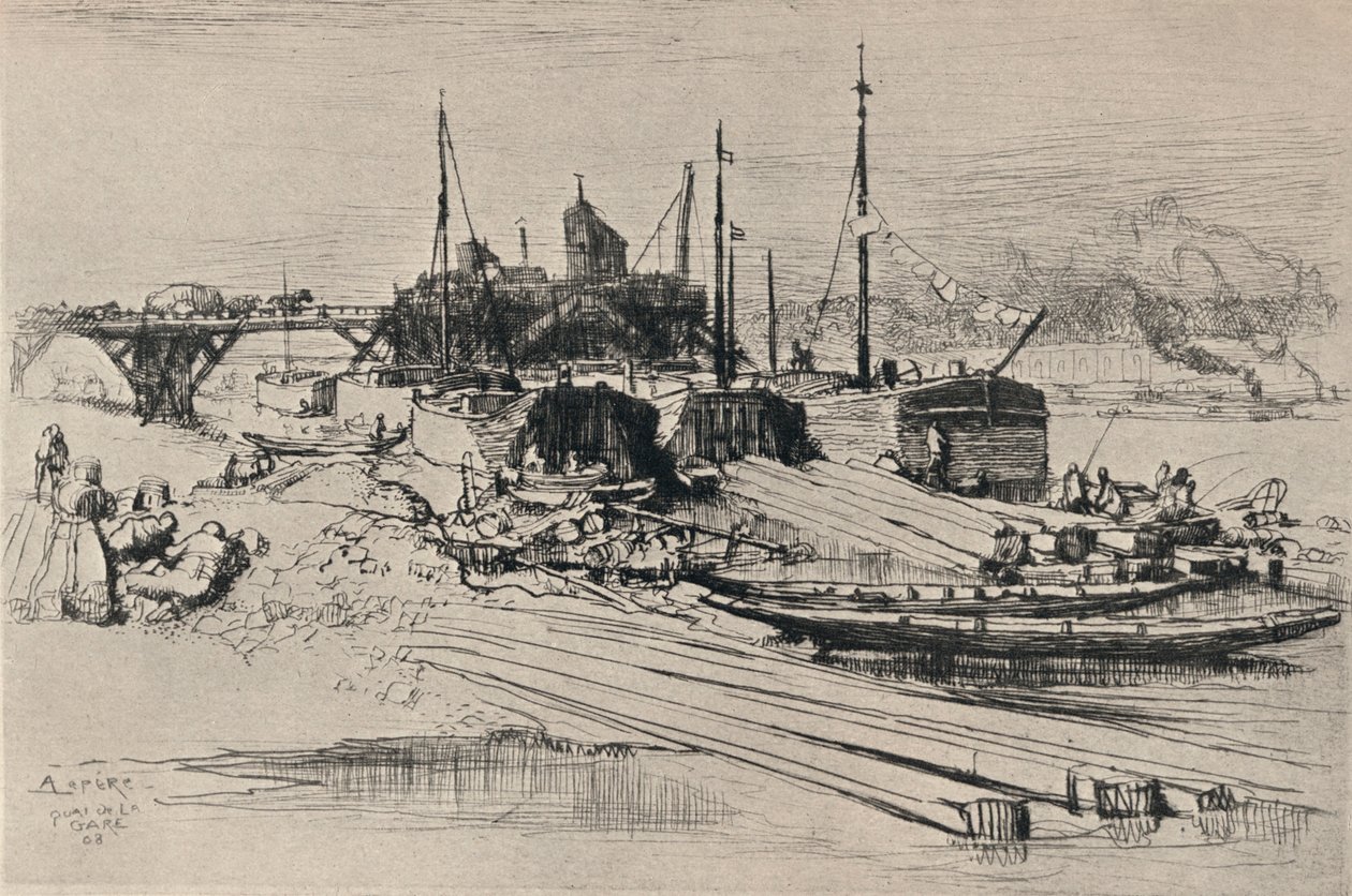 奎伊德拉盖尔公共废物堆放场，1915年 作者 奥古斯特·路易斯·勒佩尔