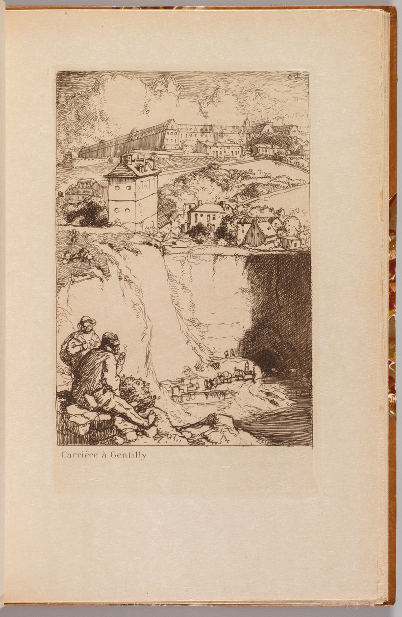 1908年8月Lepère展览目录：在Gentilly的职业生涯。 作者 奥古斯特·路易斯·勒佩尔