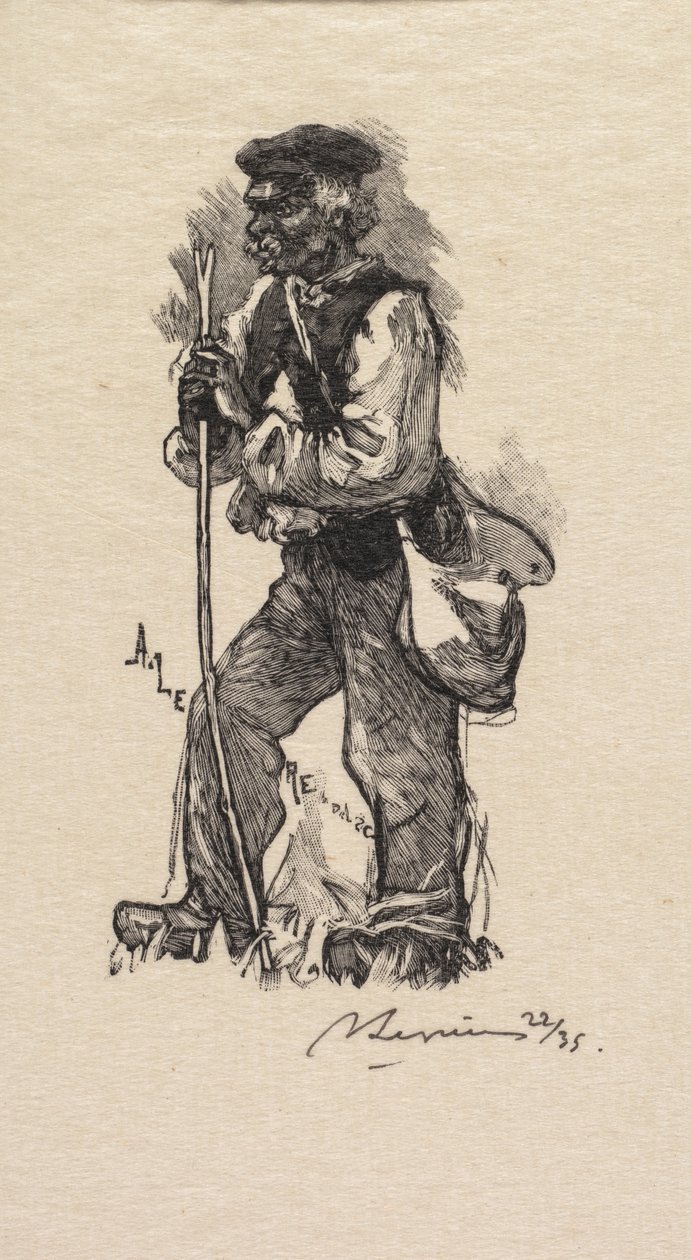 枫丹白露森林：蛇商人枫丹白露森林：蛇猎人，1890年。 作者 奥古斯特·路易斯·勒佩尔