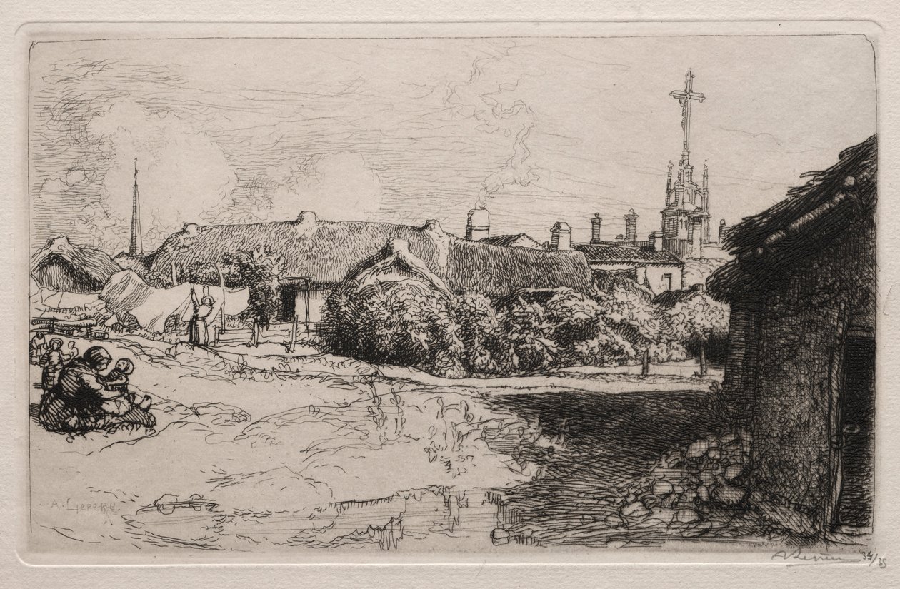 Le Calvaire，圣让德蒙，1909年。 作者 奥古斯特·路易斯·勒佩尔