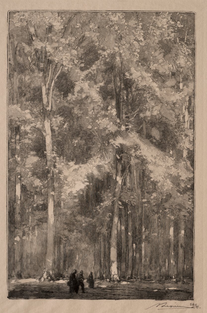 Le Matin，马洛特堡的十字路口，1889年。 作者 奥古斯特·路易斯·勒佩尔