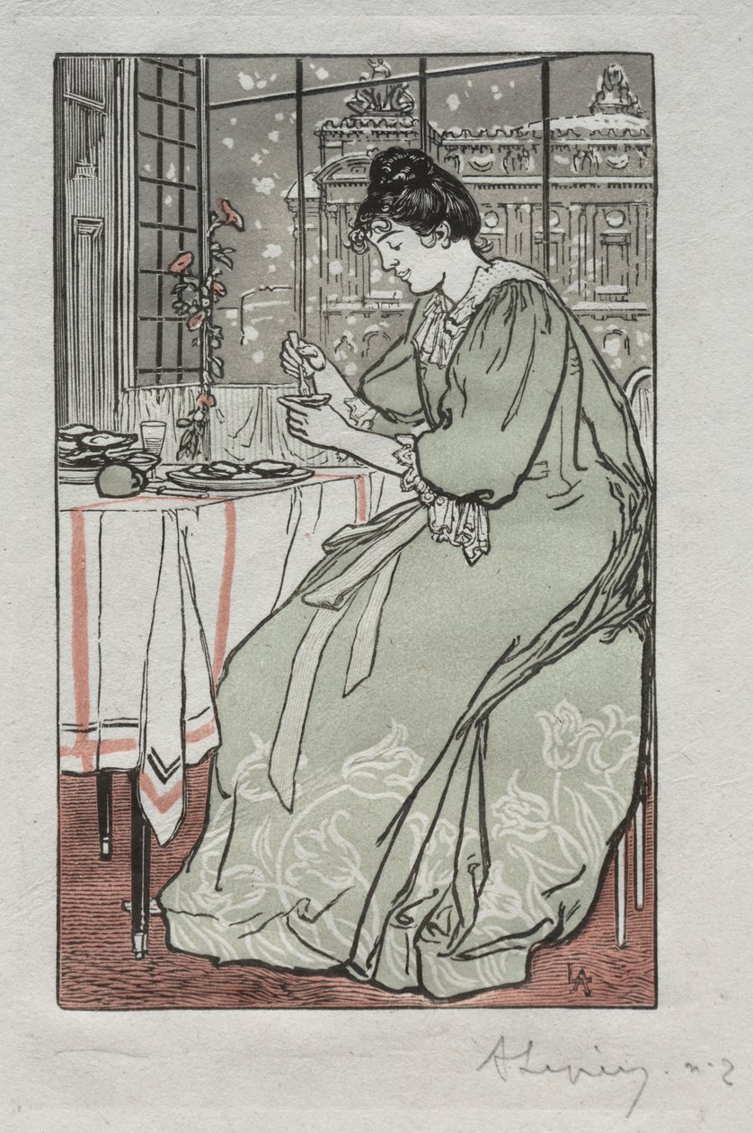 巴黎年鉴》，1897 年：冬季 作者 奥古斯特·路易斯·勒佩尔