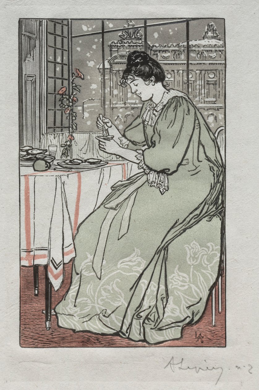 1897年的巴黎年鉴：1897年的冬天。 作者 奥古斯特·路易斯·勒佩尔