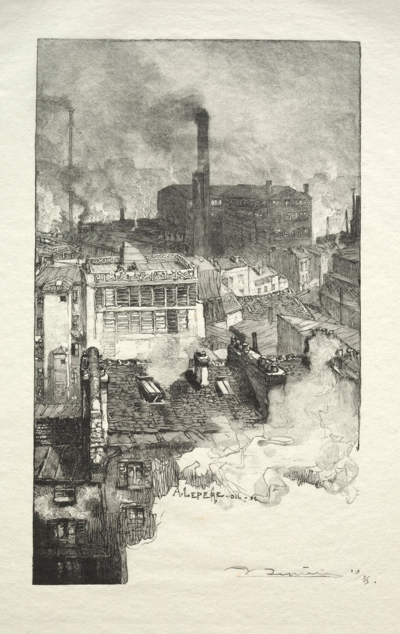 哥布林区，1889年。 作者 奥古斯特·路易斯·勒佩尔