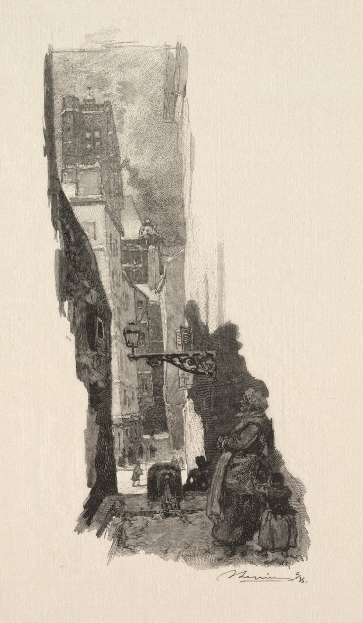 Rue Grenier sur lEau。 作者 奥古斯特·路易斯·勒佩尔