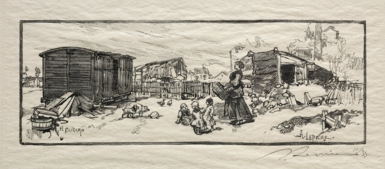 马车房（Le wagon-logement） 作者 奥古斯特·路易斯·勒佩尔