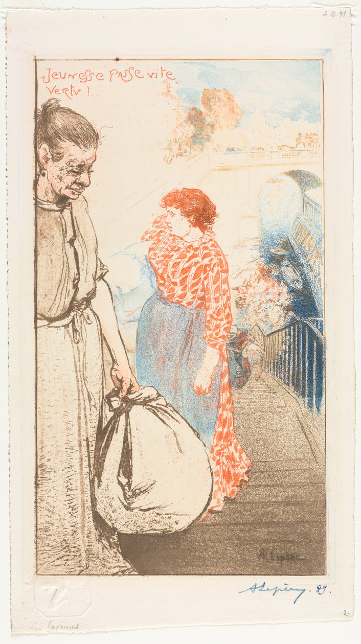 华盛顿妇女，1894年。 作者 奥古斯特·路易斯·勒佩尔