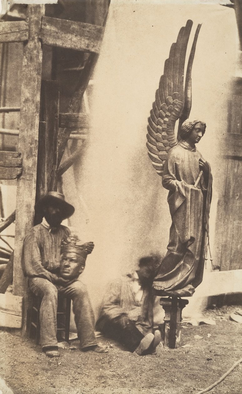 [受难天使，巴黎圣礼拜堂]，1853-1854。 作者 奥古斯特·梅斯特拉（Auguste Mestral）