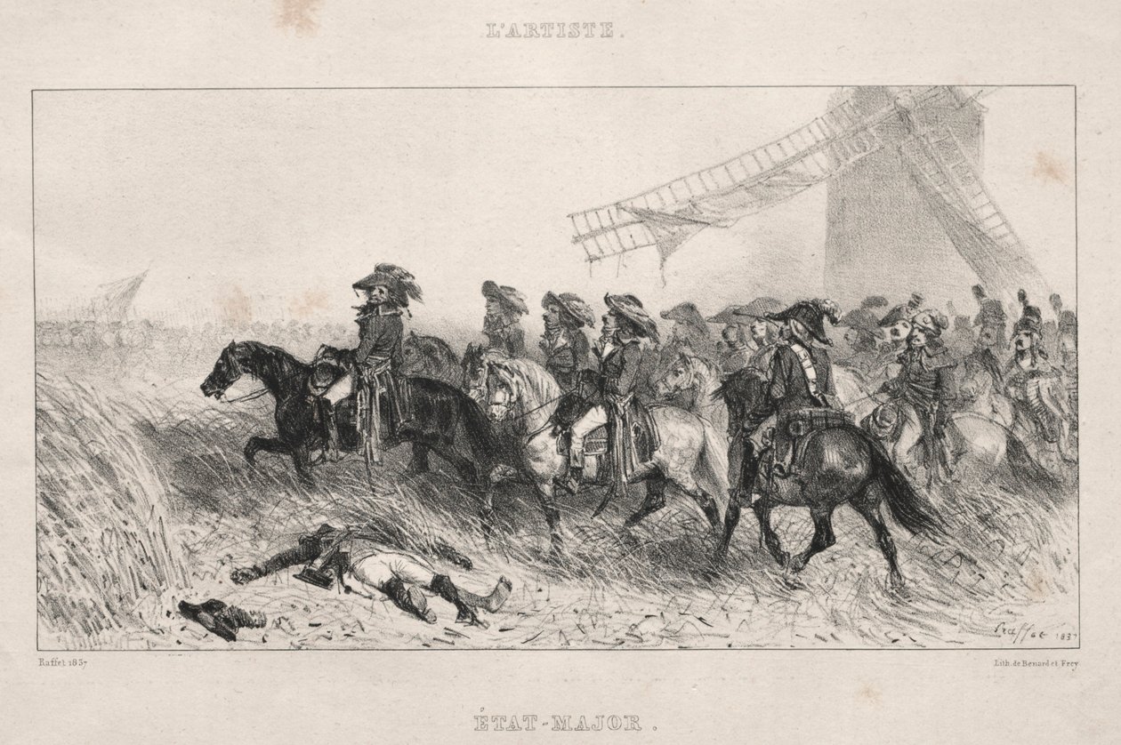 无题，1837年。 作者 奥古斯特·拉菲特（Auguste Raffet）