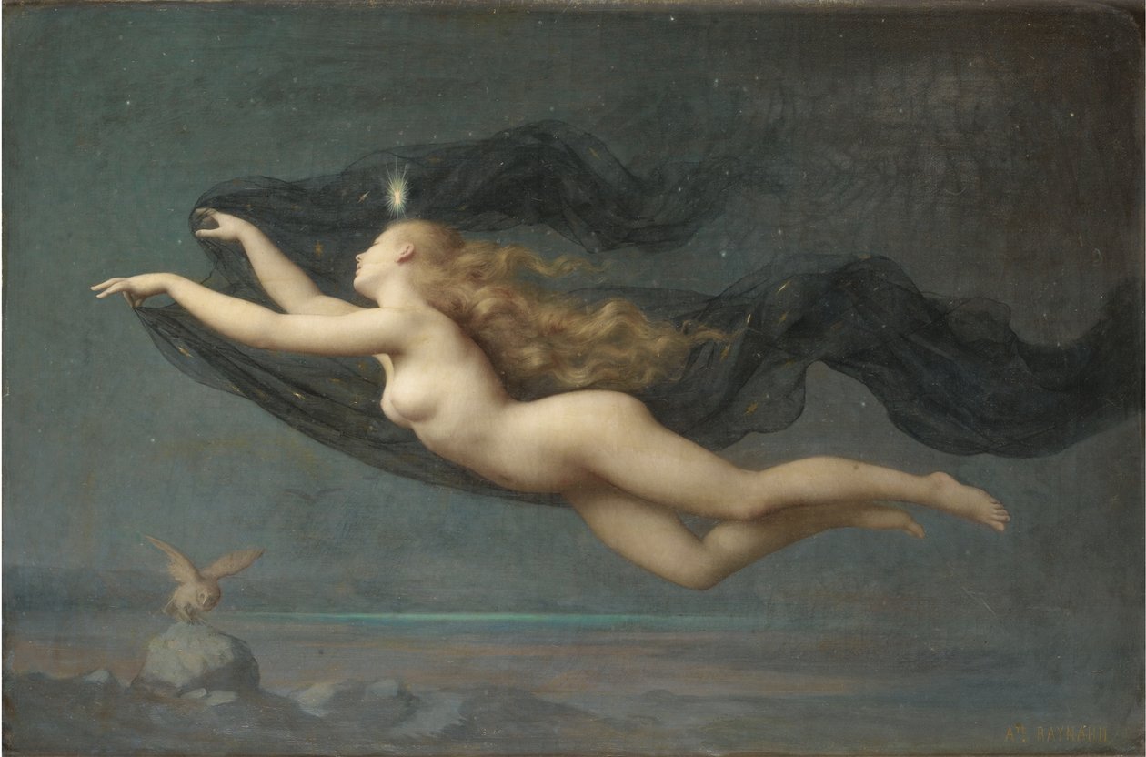 在晚上 作者 奥古斯特·雷诺（Auguste Raynaud）