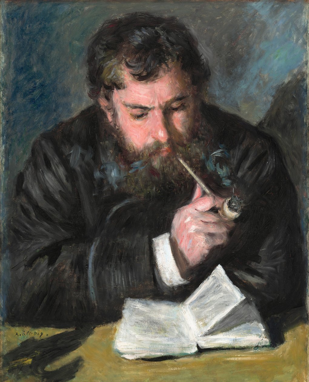 Claude Monet 作者 奥古斯特雷诺阿