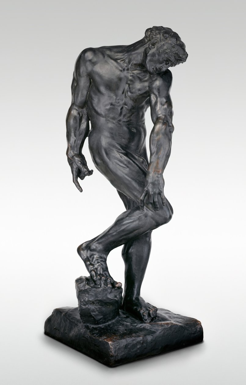 亚当，模型为1881年，约1924年铸造。 作者 奥古斯特·罗丹（Auguste Rodin）