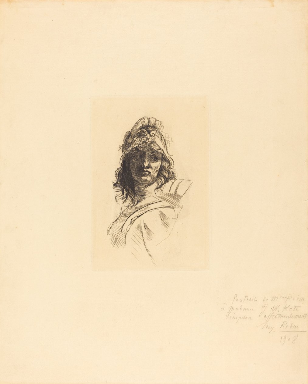 Buste de Bellone, 1883年。 作者 奥古斯特·罗丹（Auguste Rodin）