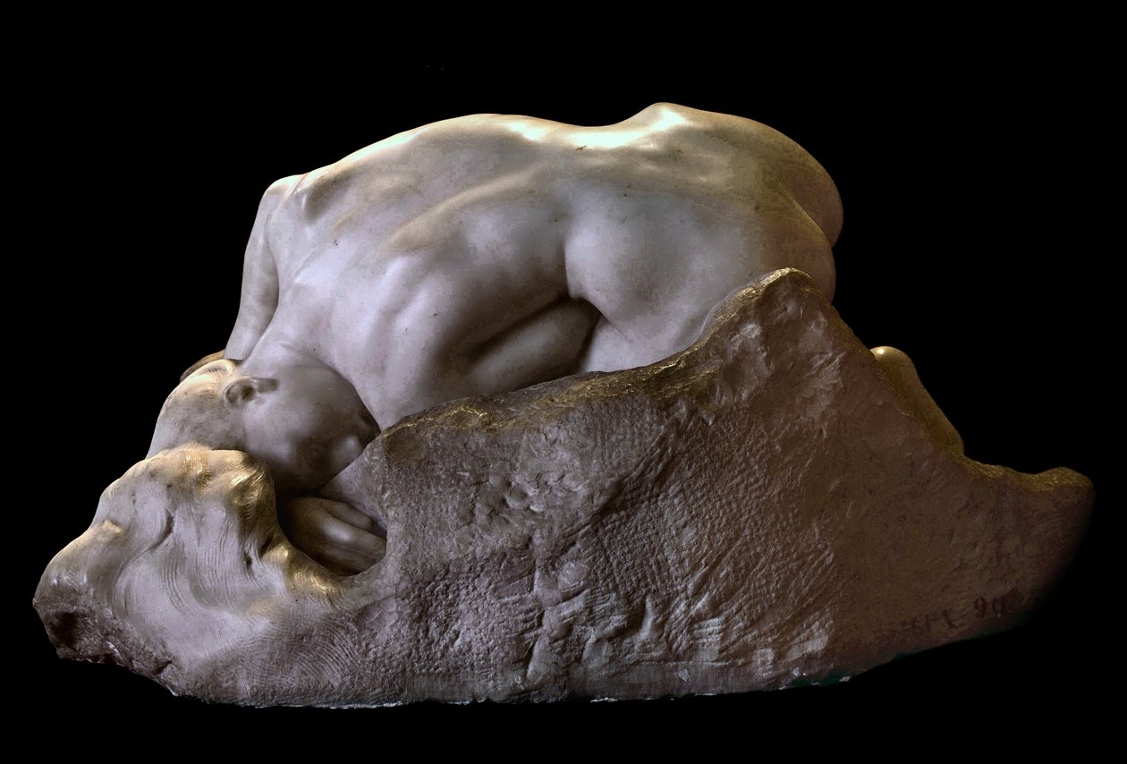 奥古斯特·罗丹（Auguste Rodin，1840-1917 年）的达奈德雕塑 19 世纪巴黎，罗丹博物馆 作者 奥古斯特·罗丹（Auguste Rodin）