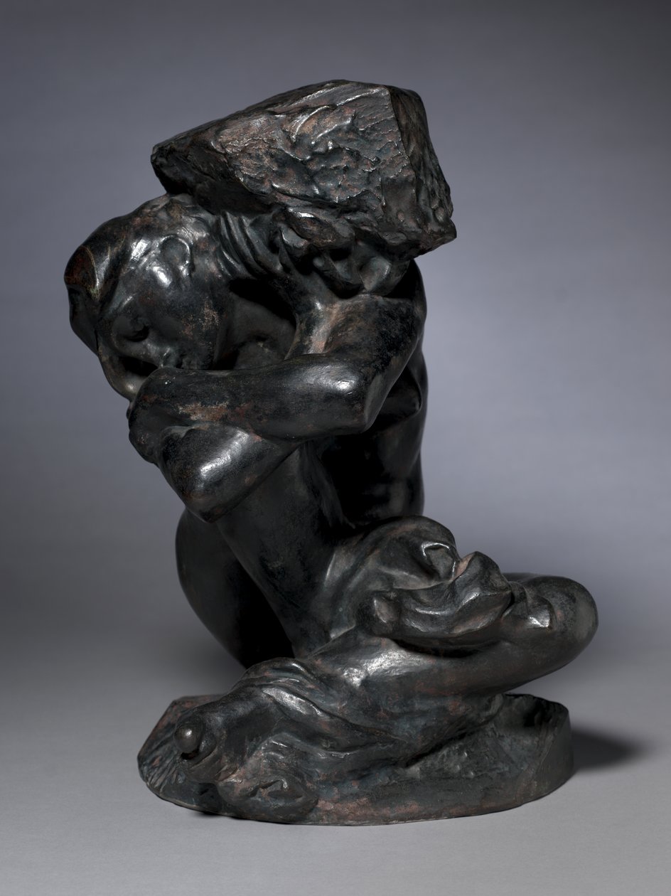 倒下的卡丽泰德背着她的石头 作者 奥古斯特·罗丹（Auguste Rodin）