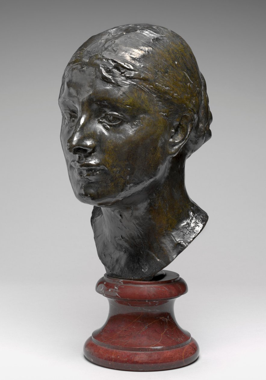 约翰-彼得-拉塞尔-玛丽安娜-马蒂科-德拉-托雷夫人的头像，1888年的模型。 作者 奥古斯特·罗丹（Auguste Rodin）
