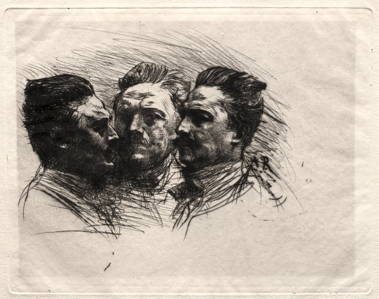 亨利·贝克（Henry Becque）。 作者 奥古斯特·罗丹（Auguste Rodin）