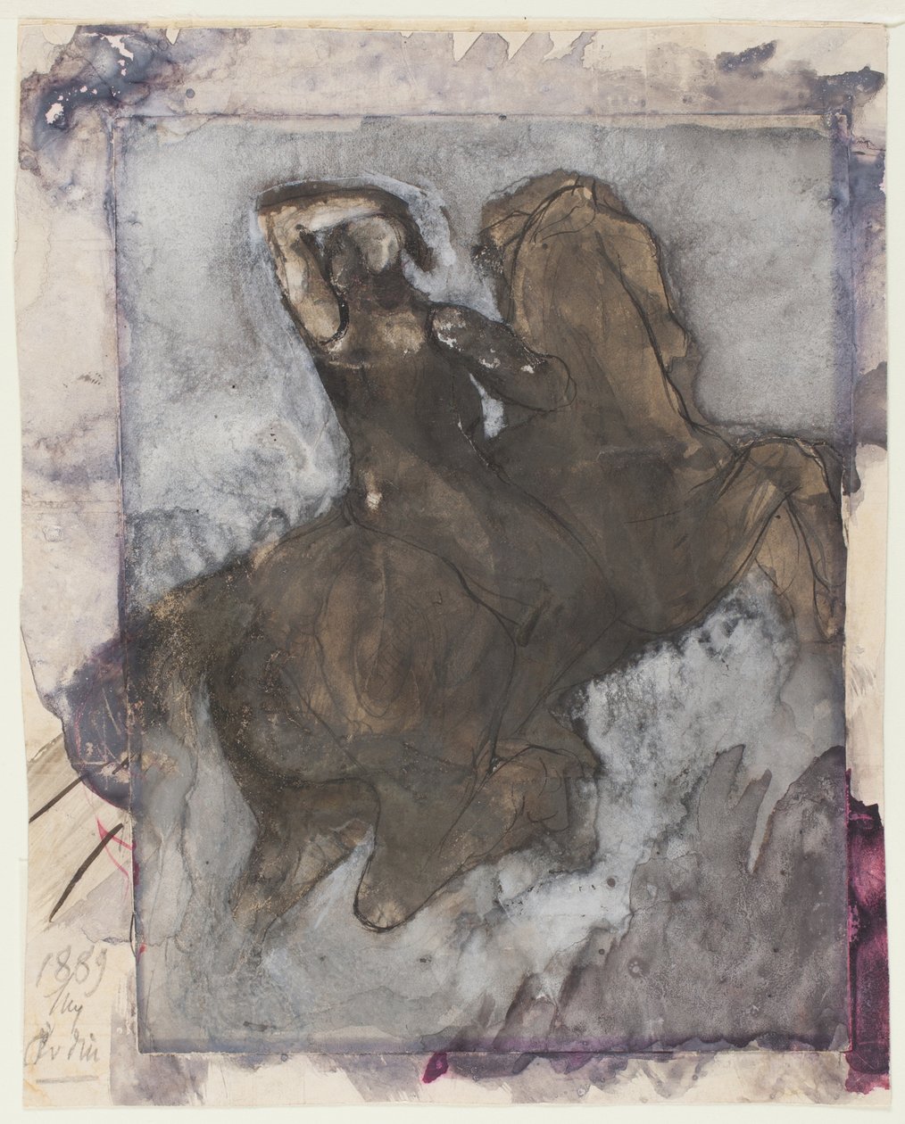 骑士（正面）；马和骑手（背面） 作者 奥古斯特·罗丹（Auguste Rodin）